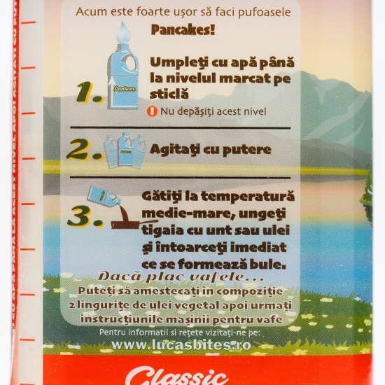 Mix pentru clatite (pancakes) și waffles, Pankees Classic 290g