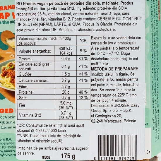 Carne tocată pe bază de plante 175g