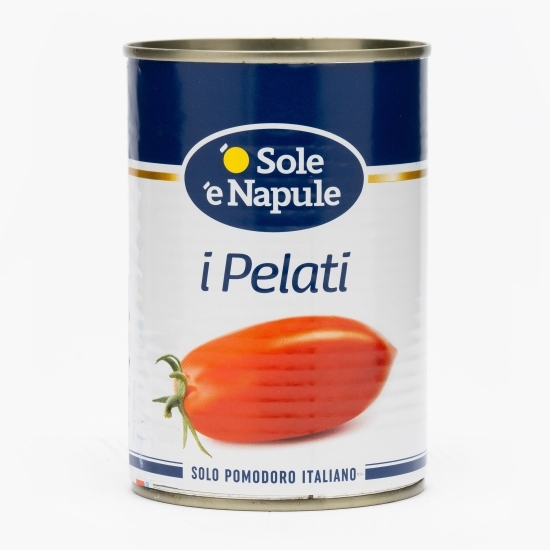 Roșii întregi decojite în suc de roșii 400g