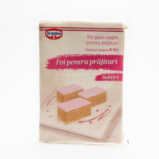 Foi subțiri pentru prăjituri 430g