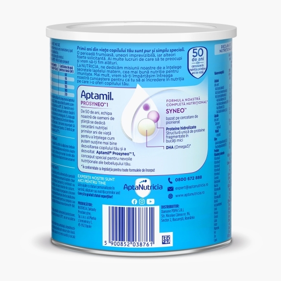 Lapte de început Prosyneo 1, 0-6 luni, 400g