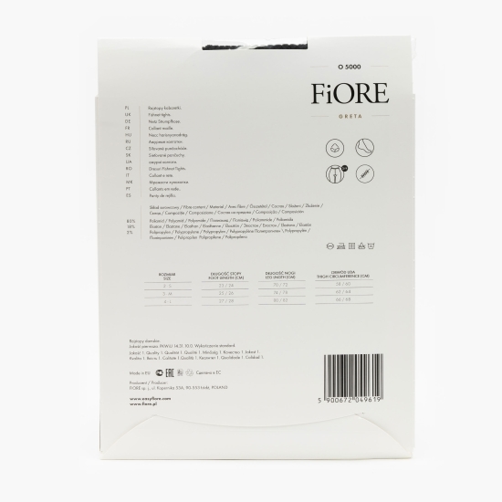 Ciorap plasă Greta Negru no. 2