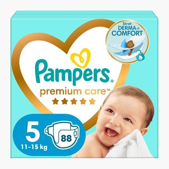 Scutece Premium Care mărimea 5, 11-16kg, 88 buc