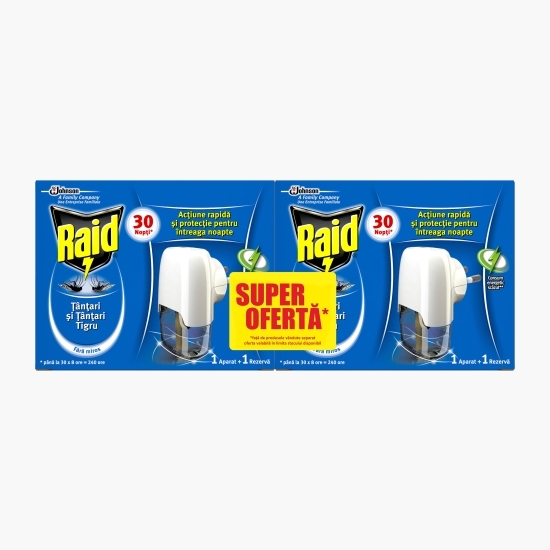 Aparat electric lichid pentru țânțari, Duo pack