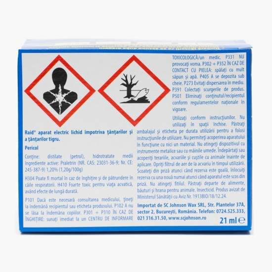 Aparat electric lichid pentru țânțari, Duo pack