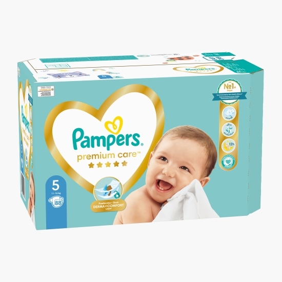 Scutece Premium Care mărimea 5, 11-16kg, 88 buc