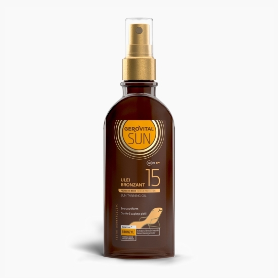 Ulei bronzant cu protecție solară Sun SPF 15, 150ml