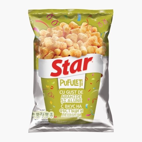 Pufuleți cu aromă de arahide și alune 80g