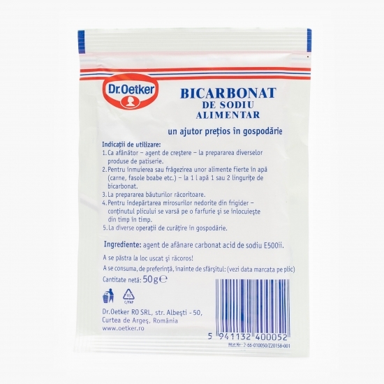 Bicarbonat de sodiu alimentar 50g