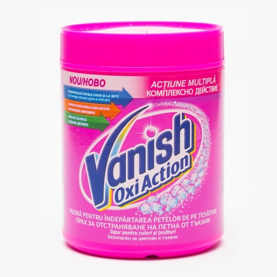 Pudră pentru îndepărtarea petelor pentru haine colorate Oxi Action 423g