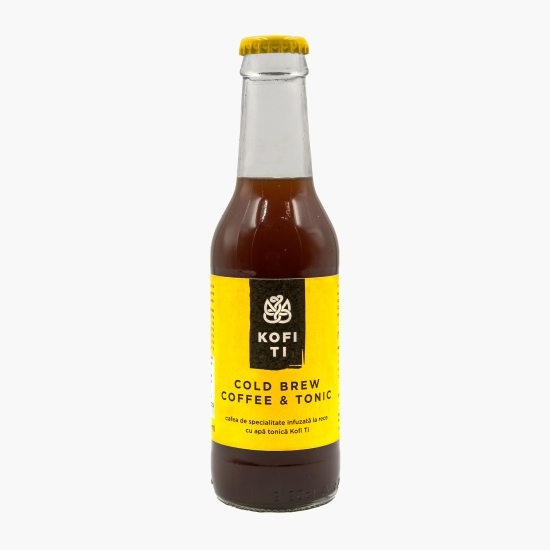 Cold Brew Coffee & Tonic, cafea infuzată la rece cu tonic artizanal 0.2l