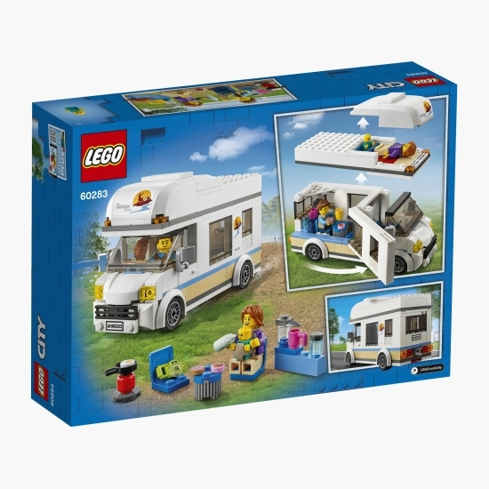 Rulota de vacanță, 60283 City Great Vehicles, 190 piese, +5 ani