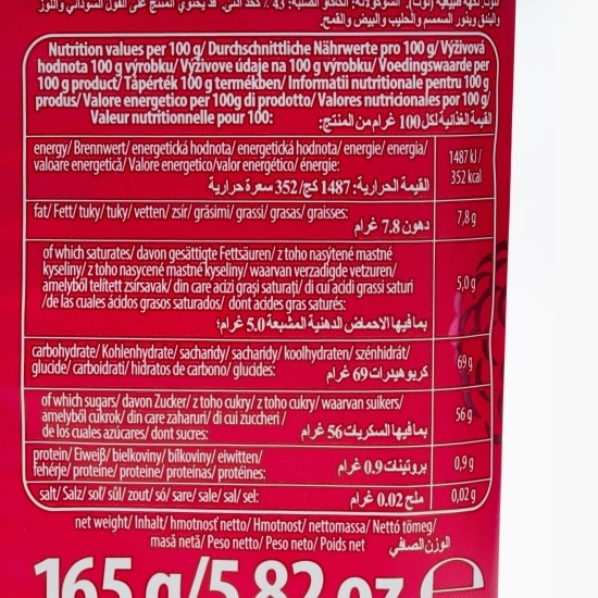 Jeleuri de zmeură învelite în ciocolată 165g