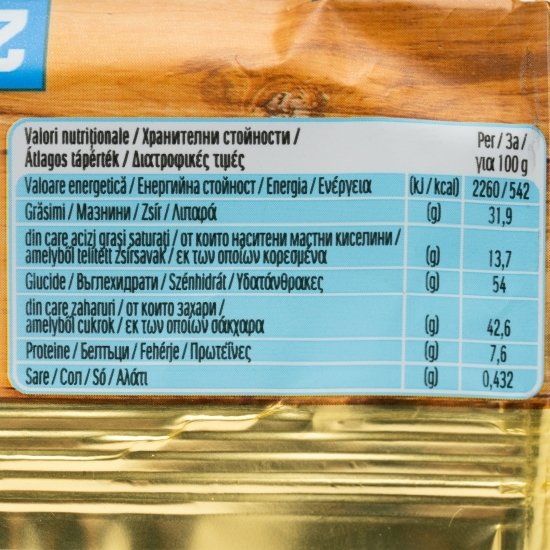 Napolitană cu cremă de alune 45g