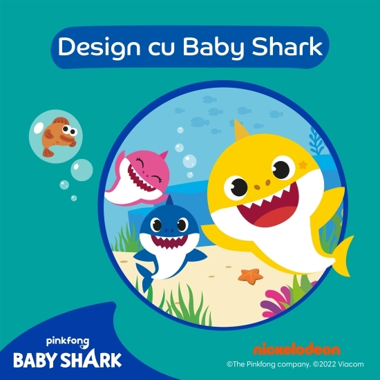 Scutece chiloțel pentru apă Splashers Baby Shark, mărimea 5-6, 14+ kg, 10 buc