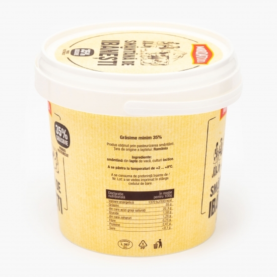 Smântână de Ibănești, 35% grăsime, 500g