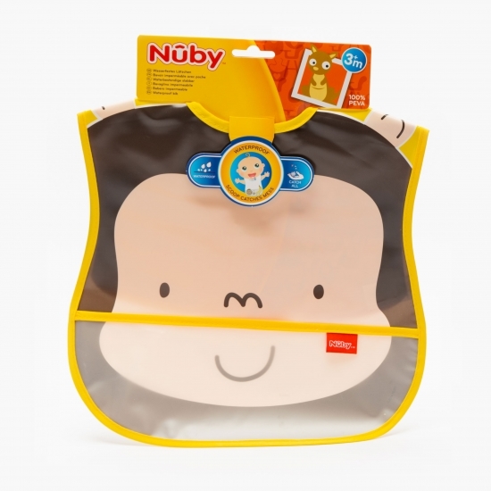 Bavețică impermeabilă cu buzunar, 3+ luni