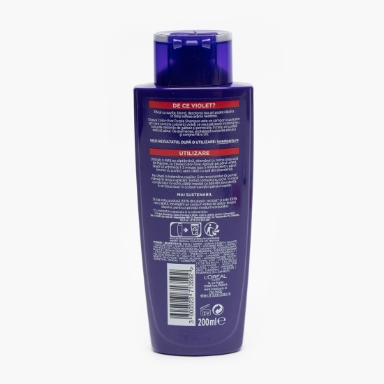 Șampon pentru păr blond, gri sau cu șuvițe, Color Vive, 200ml