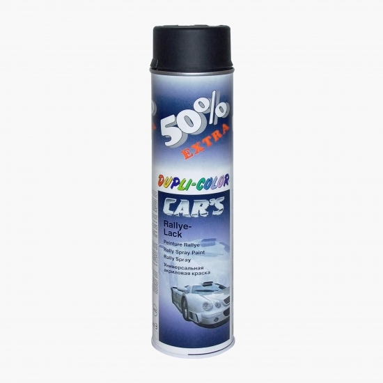 Vopsea spray auto negru mat 600ml