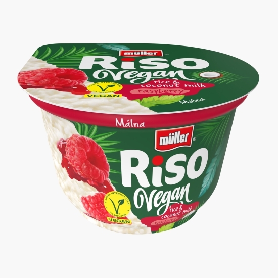 Desert de orez vegan cu zmeură 160g