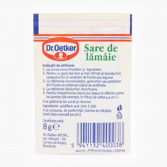 Sare de lămâie 8g