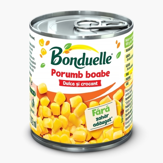 Porumb boabe dulce și crocant, fără zahăr, 170g