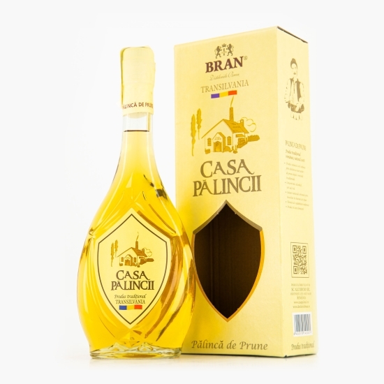 Pălincă de prune 50% alc. 0.5l + cutie