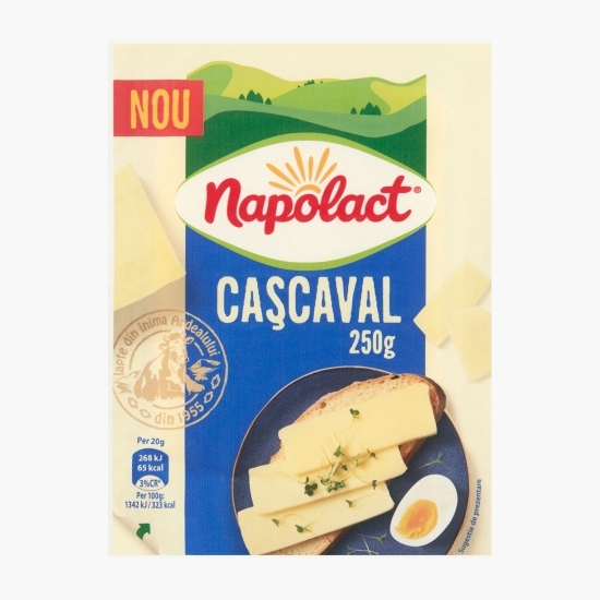 Cașcaval de vacă bloc 250g