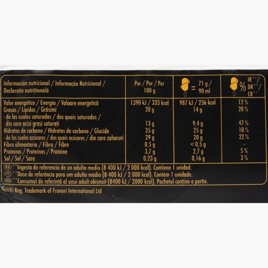 Înghețată cu sorbet de fructul pasiunii și mango 90ml