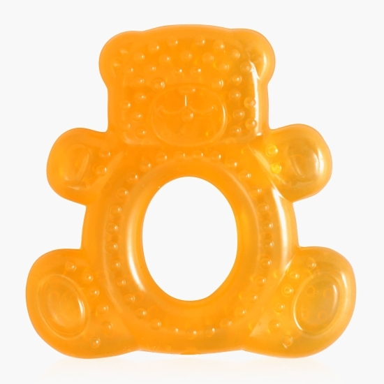 Jucărie de dentiție bebeluși, +3 luni, Bear Yellow