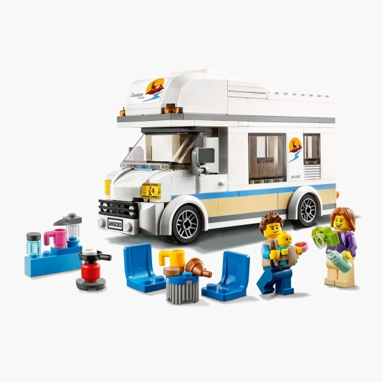 Rulota de vacanță, 60283 City Great Vehicles, 190 piese, +5 ani