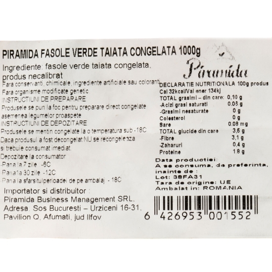 Fasole verde congelată 1kg