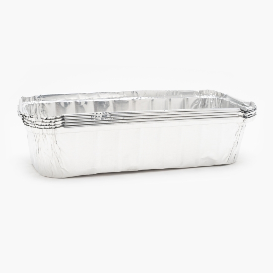 Tavă din aluminiu 1500ml pentru copt cozonac 5 buc