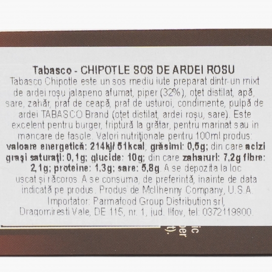 Sos Chipotle de ardei roșu iute 60ml