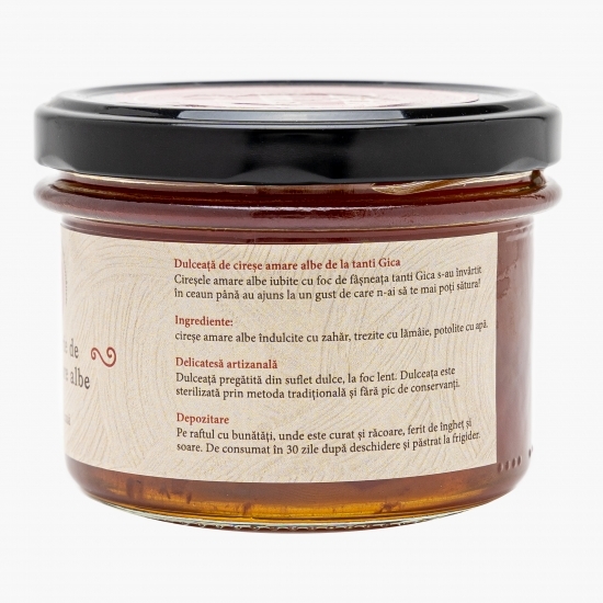 Dulceață de cireșe amare albe 230g