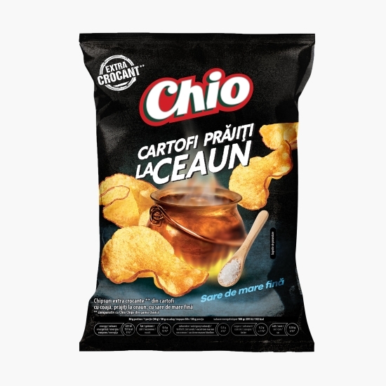 Cartofi prăjiți la ceaun cu sare de mare fină 80g