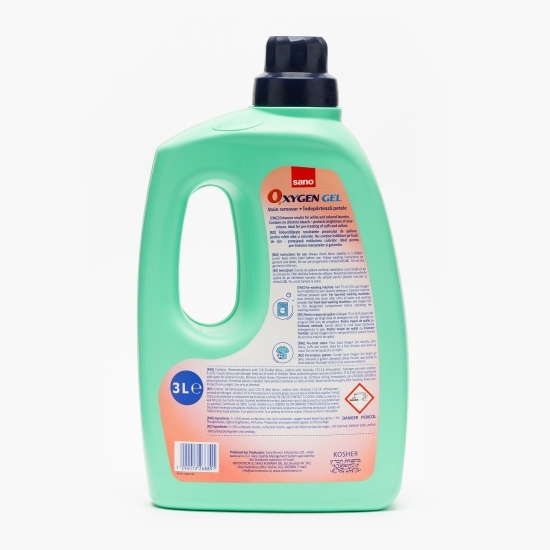 Soluție îndepărtare pete rufe Oxygen Gel fără clor, 3l
