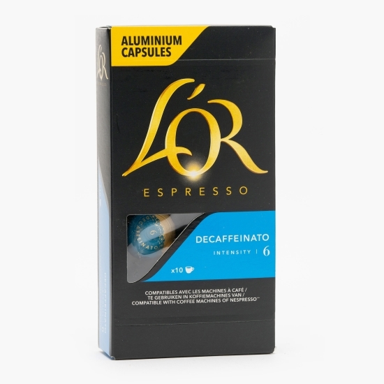 Espresso Decaffeinato, 10 băuturi, 52g, capsule cafea decofeinizată