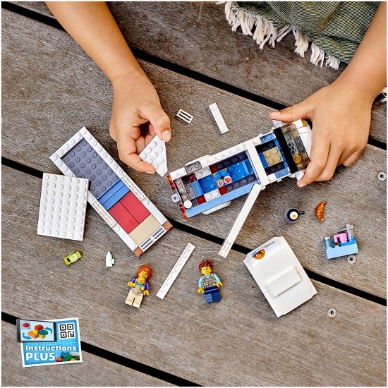 Rulota de vacanță, 60283 City Great Vehicles, 190 piese, +5 ani