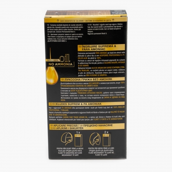 Vopsea de păr permanentă fără amoniac Oleo Intense, 6-80 blond alună, 115ml