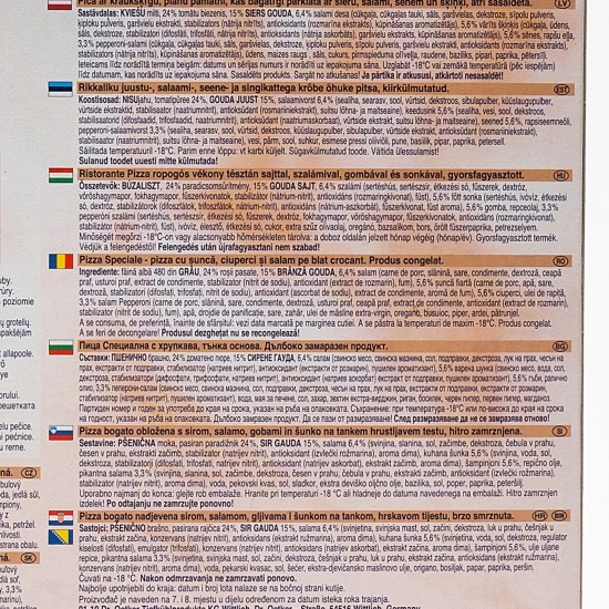 Pizza Ristorante Speciale 330g