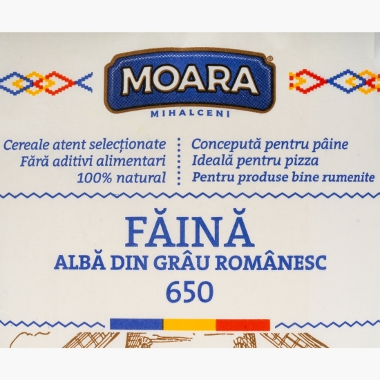Făină albă din grâu românesc tip 650 1kg