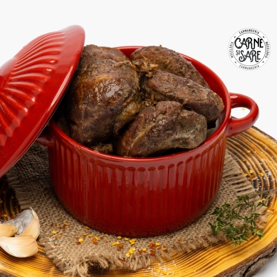 Obrăjori de porc confiați 400g