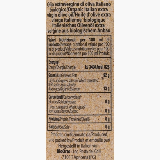 Ulei măsline extravirgin eco Coratina 1l