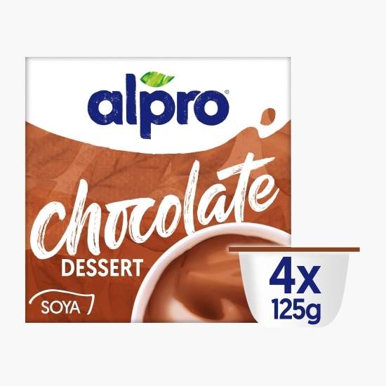 Desert din soia cu ciocolată 4x125g